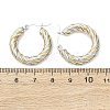 304 Stainless Steel Two Tone Hoop Earrings EJEW-B150-01D-5