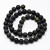 Natural Serpentine/Green Lace Stone Beads Strands G-D676-6mm-2