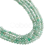 Nbeads 2 Strands Natural Green Aventurine Beads Strands G-NB0005-02-4