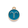 Alloy Enamel Pendants X-ENAM-S124-01B-05A-2
