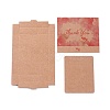 Kraft Paper Boxes and Earring Jewelry Display Cards CON-L015-B03-2