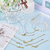 14Pcs Brass Chain Extender KK-BBC0019-13-4