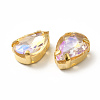 Moonlight Effect Teardrop Sew on Rhinestone GLAA-P055-03B-G02-3