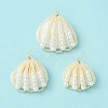 Natural Shell Pendants PALLOY-MZ01366-1