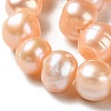 Natural Cultured Freshwater Pearl Beads Strands PEAR-E018-19B-3