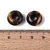 Natural Tiger Eye European Beads G-N359-17A-01-3