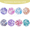 Opaque Baking Paint Glass Beads Strands EGLA-PH0001-21-6