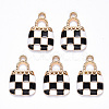 Alloy Enamel Pendants ENAM-N054-006C-1