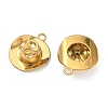 304 Stainless Steel Pendants STAS-P446-08G-2