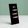 1 Row Velvet Hair Claw Clip Organizer Holder for Women Girls PAAG-PW0017-04A-1