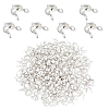 300Pcs 304 Stainless Steel Bead Tips STAS-DC0003-95-1