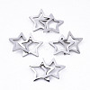 Non-Tarnish 201 Stainless Steel Linking Rings X-STAS-N091-130-1