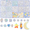 1070Pcs Electroplate Glass Beads Strands EGLA-SC0001-51-1