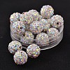 Polymer Clay Rhinestone Beads RB-C1438-10mm-A28-1