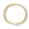 Christmas Brass Beaded Stretch Bracelets DP1194-4-1
