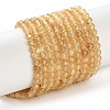 Natural Yellow Garnet Beads Strands G-Z129-C01-5mm-02-2