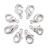 Platinum Brass Lobster Claw Clasps X-KK-902-N-NF-1