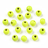 Spray Painted Alloy Beads PALLOY-TAC0044-50F-1