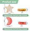 2 Strands 2 Styles Dyed Natural Shell Beads Strands SHEL-FH0001-25-2