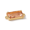 Transparent K9 Glass Connector Charms GLAA-A005-11LG-4