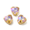 Moonlight Effect Heart Sew on Rhinestone GLAA-P055-05A-G02-1
