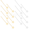 16Pcs 2 Colors Brass Big Pendants KK-FH0005-60-1