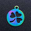 Ion Plating(IP) 201 Stainless Steel Charms STAS-Q201-JN200-1