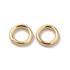 Brass Soldered Closed Jump Rings X-KK-G465-26G-1
