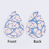 PU Leather Big Pendants X-FIND-T020-003L-1