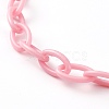 Personalized ABS Plastic Cable Chain Necklaces NJEW-JN03310-09-3