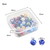 48Pcs Handmade Millefiori Glass Beads LK-YW0001-02B-4
