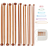7Pairs 7 Styles Bamboo Knitting Needles TOOL-JOY0001-01-1