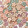 Light Gold Plated Alloy Enamel Pendants ENAM-R136-17-1