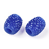 Opaque Resin European Jelly Colored Beads RESI-B025-02A-02-2