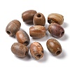 Natural Picture Jasper European Beads G-F580-A03-1