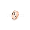201 Stainless Steel Grooved Finger Ring Settings STAS-TAC0002-57B-RG-1