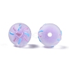 Frosted Acrylic Enamel Beads FACR-G005-02A-1