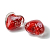 Luminous Handmade Gold Sand Lampwork Beads FOIL-B001-04-4