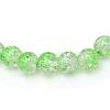 Baking Paint Crackle Glass Bead Strands CCG-S001-4mm-13-3