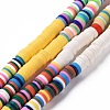 Handmade Polymer Clay Bead Strands CLAY-C003-04J-1