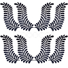 Computerized Embroidery Cloth Iron on/Sew on Patches PATC-WH20005-02D-1