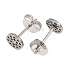 304 Stainless Steel Stud Earring Findings STAS-P434-06A-P-2