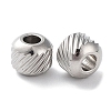 Non-Tarnish 201 Stainless Steel Spacer Beads STAS-K259-14A-P-2