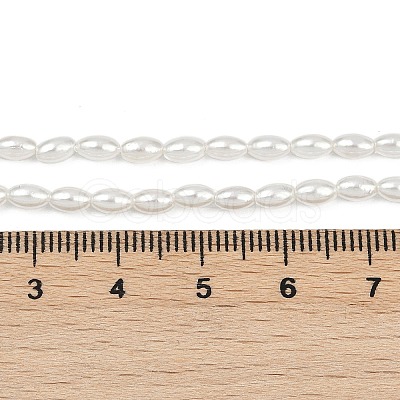 Electroplated Shell Pearl Beads Strands BSHE-Z009-10B-1
