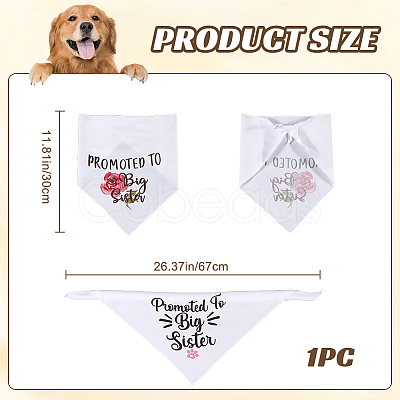 Polyester Dog Bandana AJEW-WH20010-13C-01-1