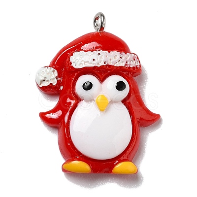 Opaque Resin Pendants RESI-D055-004P-1