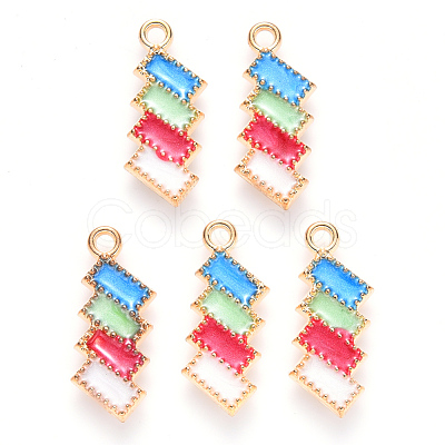 Alloy Enamel Pendants X-ENAM-S121-067-1