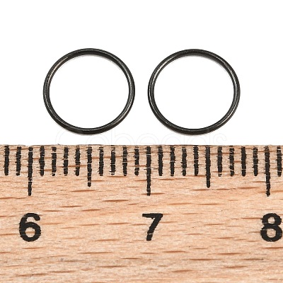 Ion Plating(IP) 304 Stainless Steel Closed Jump Rings STAS-G393-06B-10-1