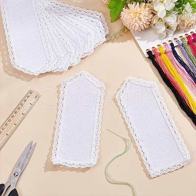 Cotton Aida Cloth Bookmarks for Cross Stitch Making AJEW-WH0314-795-1
