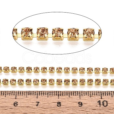 Iron Rhinestone Cup Chains CH-A008-01D-1